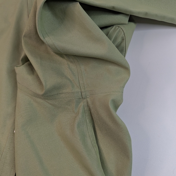 LL Bean Shirt Wrinkle‎ Resistant Pistachio Green Button Front Women's L - Picture 8 of 12